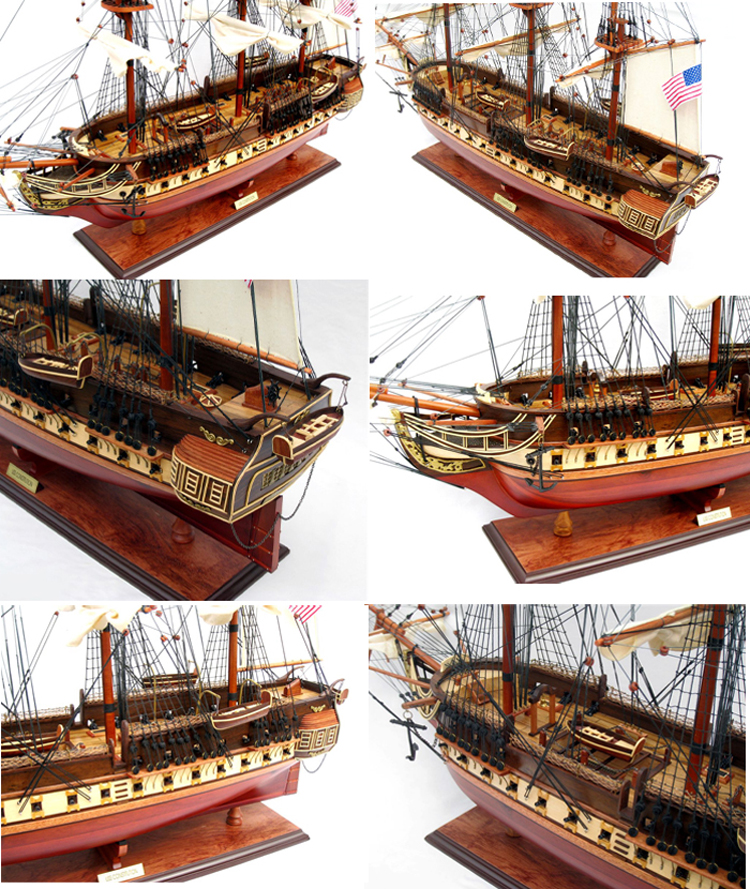 USS コンスティチューション94cmL 木目調完成品 | シンチャオ